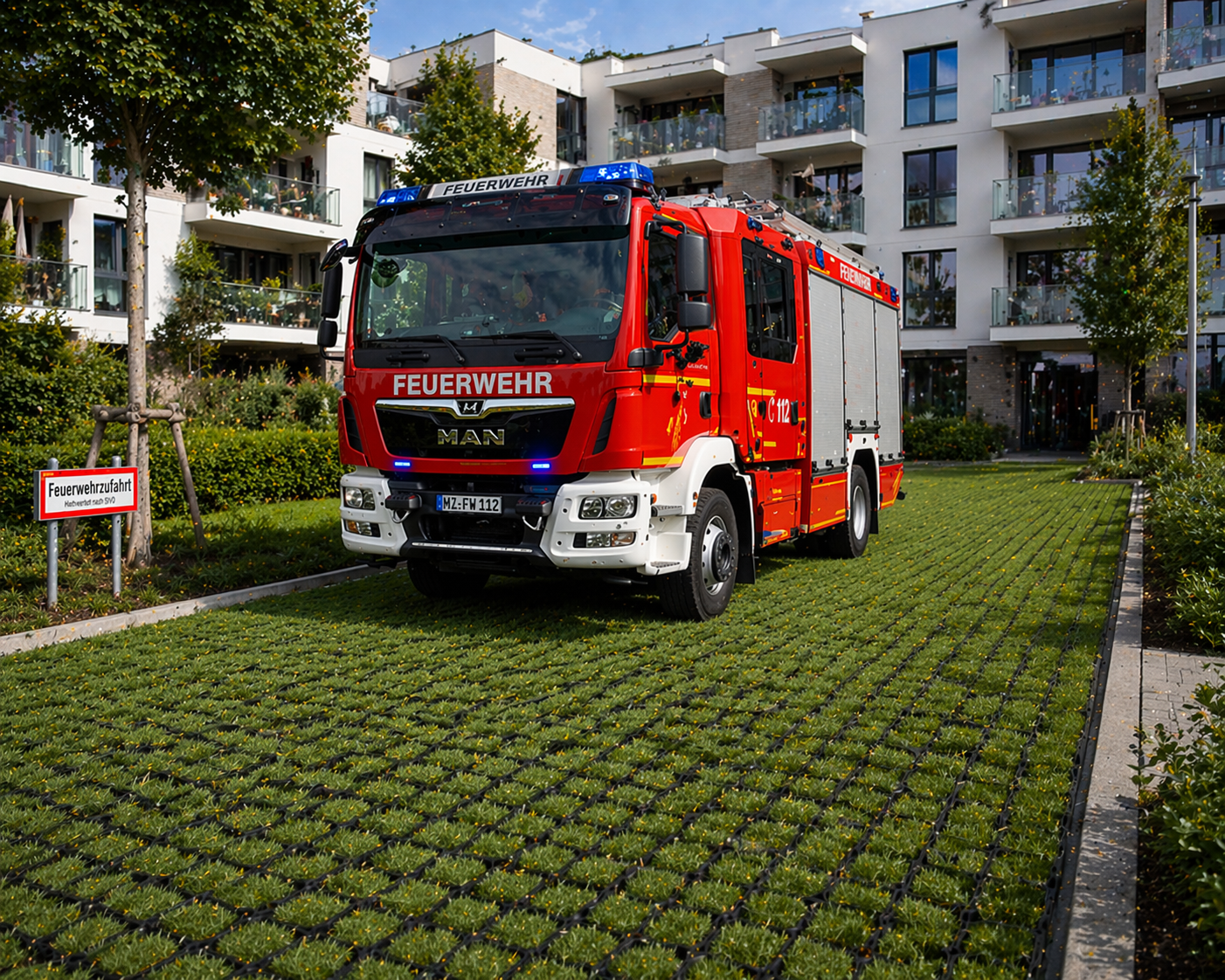 Recyfix grid zufahrt